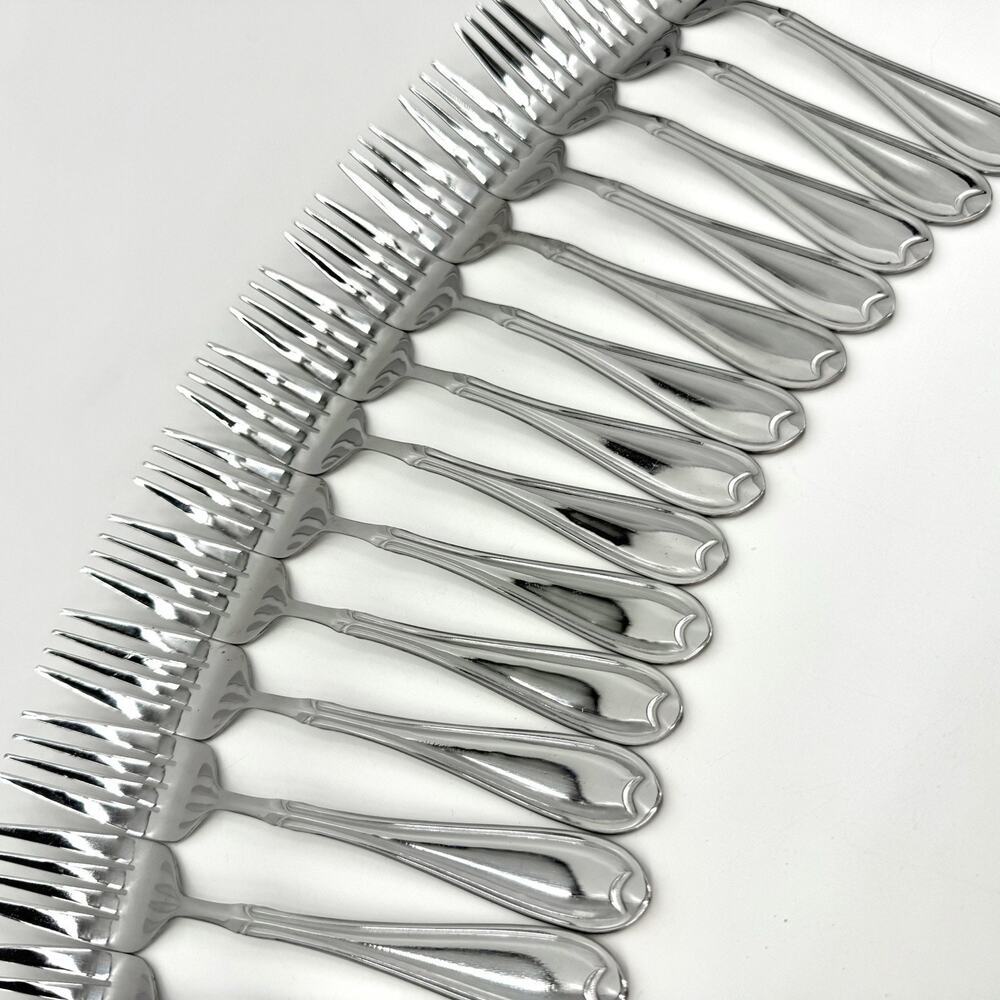 Pfaltzgraff Summerset Lot of 14 Salad Salad Forks 6 7/8 inch Stainless Flatware